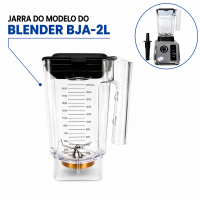 Imagem de Jarra 2 Litros Do Liquidificador Blender BJA-2L Transparente